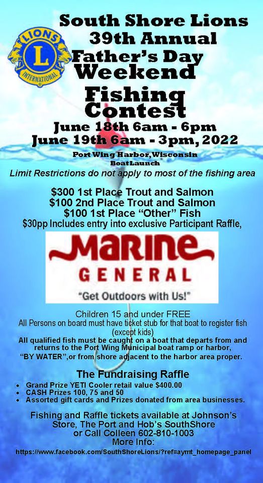 South Shore Lions Fishing Contest