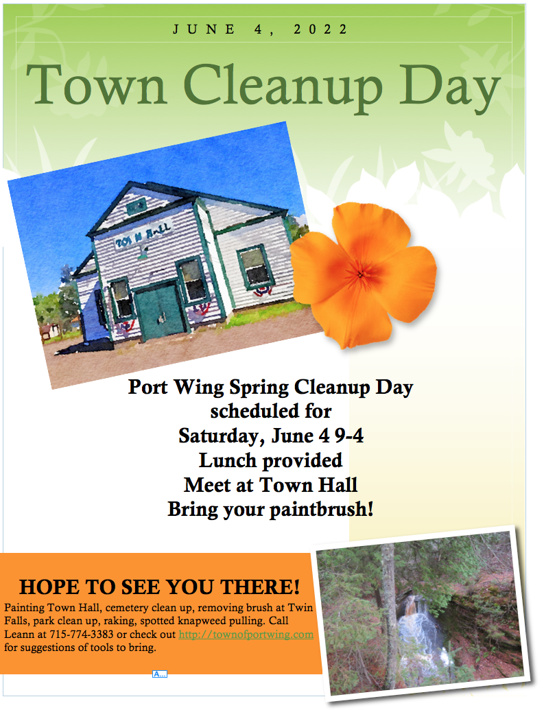 Port Wing Clean-Up Day