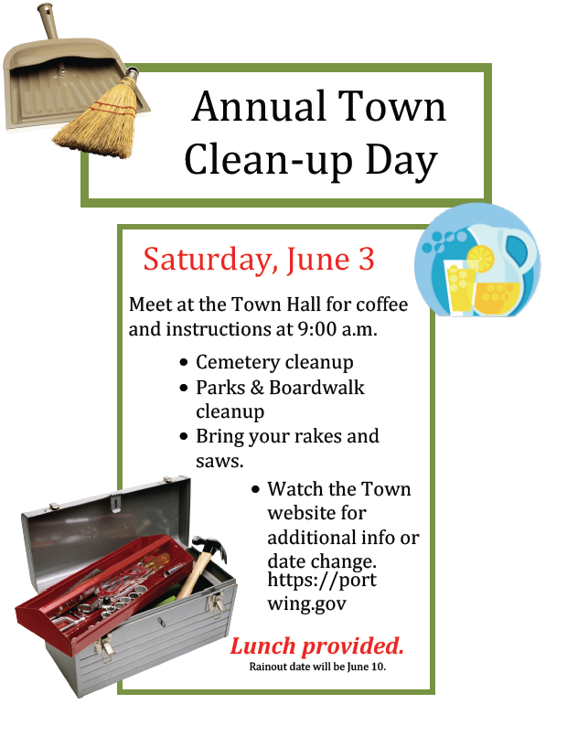 Annual Port Wing Town Clean-Up Day