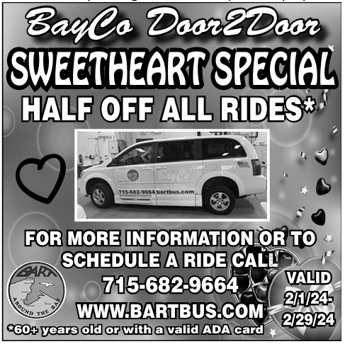 Bayfield County Door2Door February Special