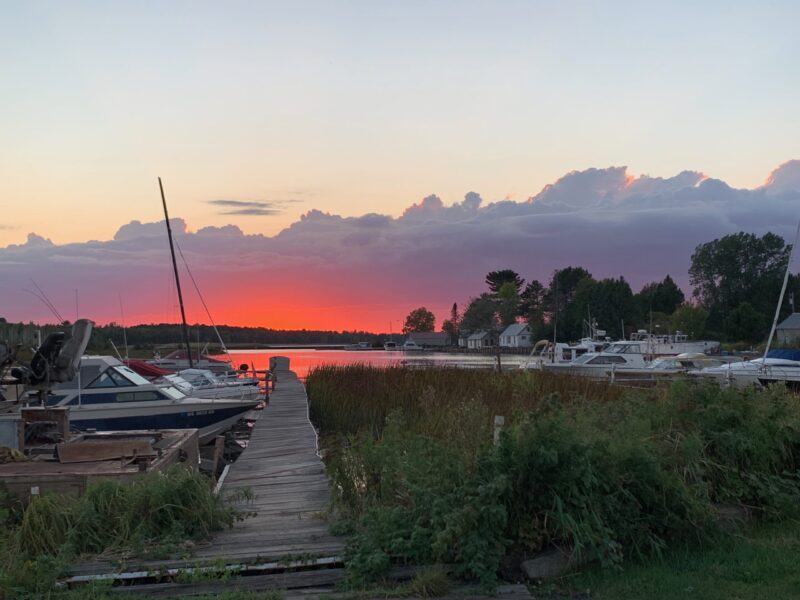 Port Wing Marina looking west